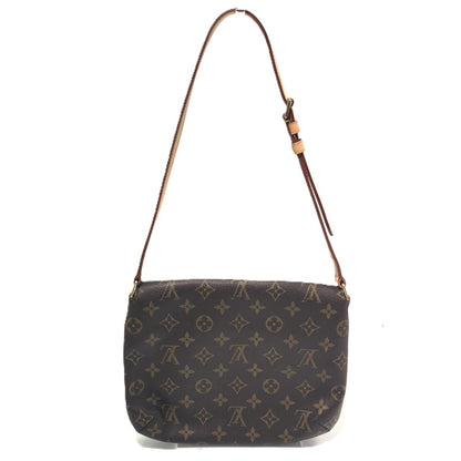 Louis Vuitton Musette Tango, Brown, Canvas, shoulder