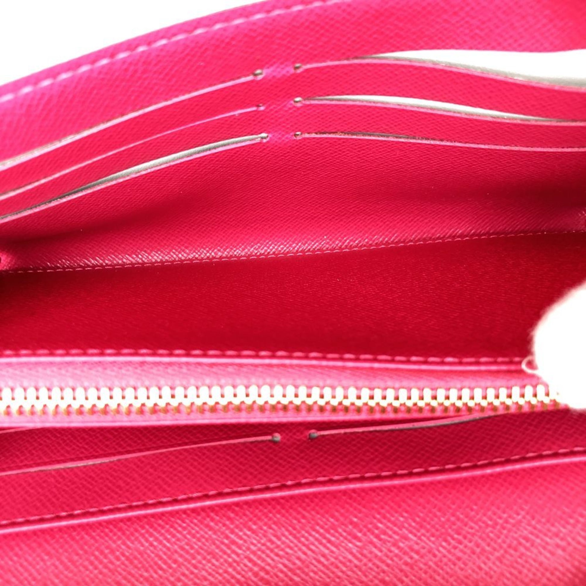 Louis Vuitton Sarah, White, Canvas, wallet
