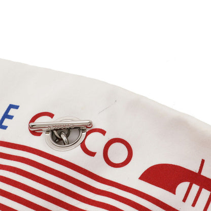Chanel Cabas, White, Canvas, tote