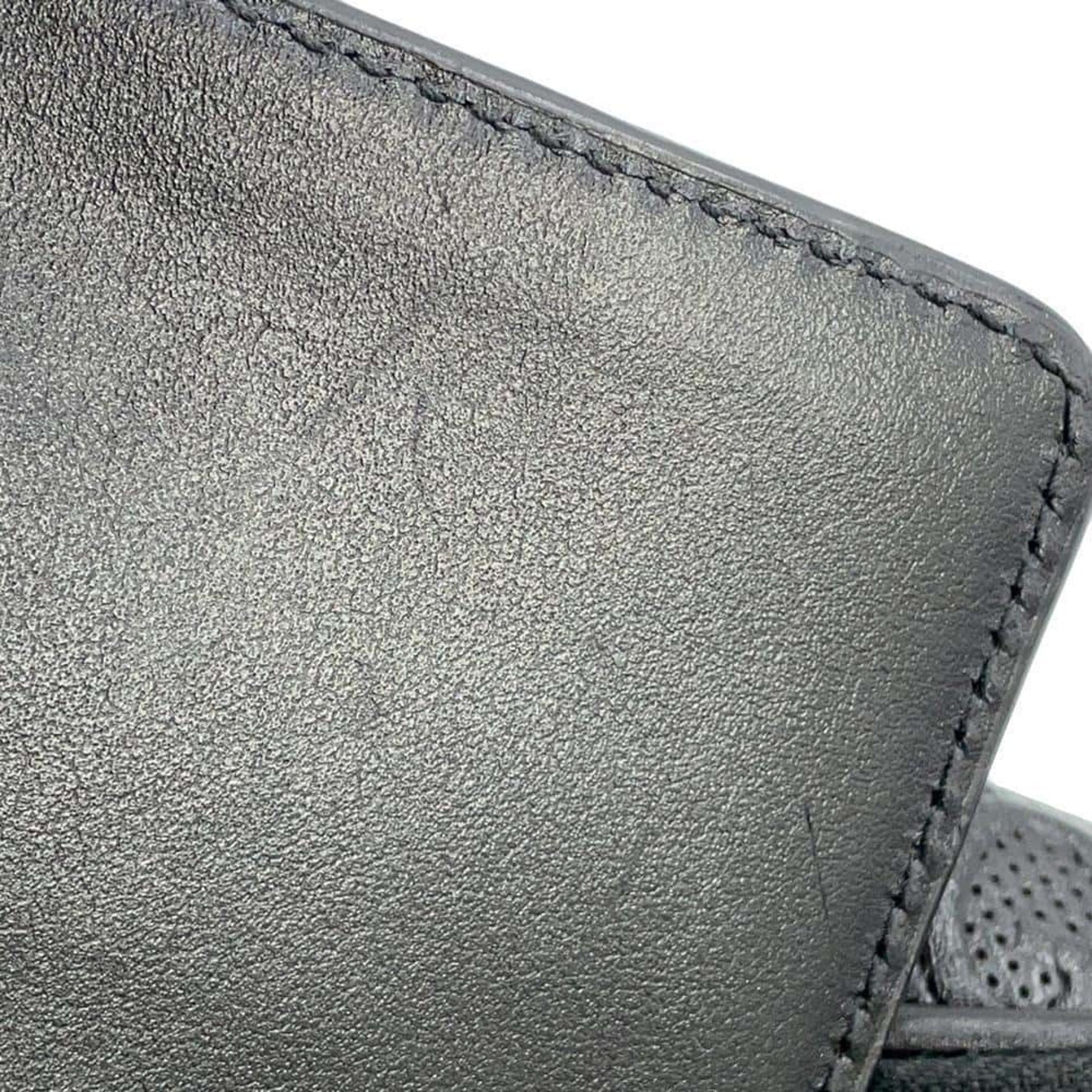 Gucci GG embossé, Black, Leather, shoulder