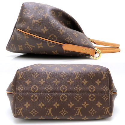 Louis Vuitton Turenne MM, Brown, Canvas, handbag