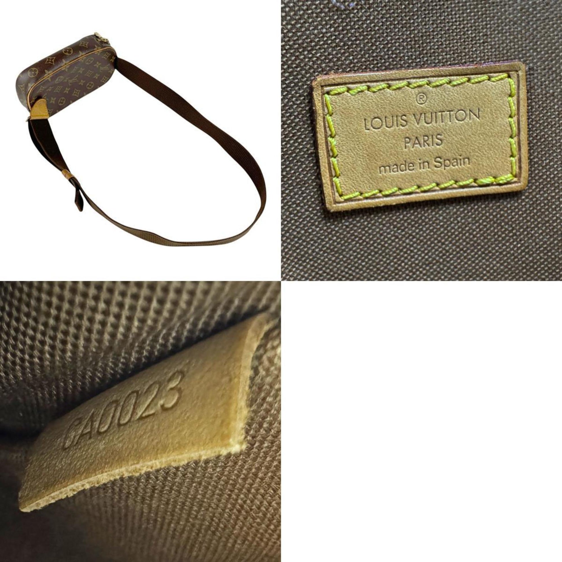 Louis Vuitton Pochette gange, Brown, Canvas, clutch