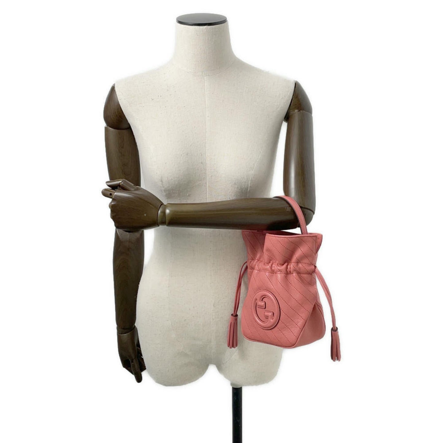 Gucci Interlocking G, Pink, Leather, shoulder