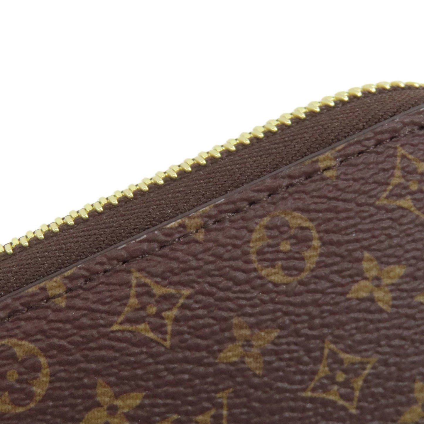 Louis Vuitton Portefeuille zippy, Brown, Canvas, wallet