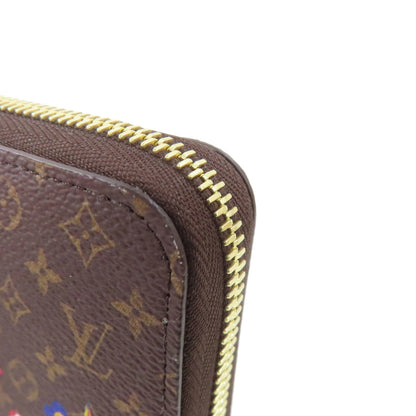 Louis Vuitton Portefeuille zippy, Brown, Canvas, wallet