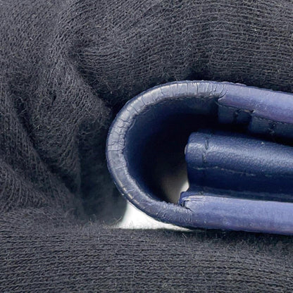 Louis Vuitton Brazza, Blue, Canvas, wallet