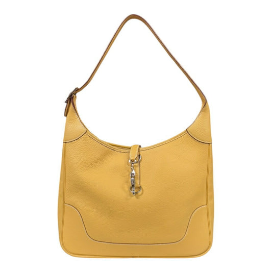 Hermès Trim, Yellow, Leather, shoulder