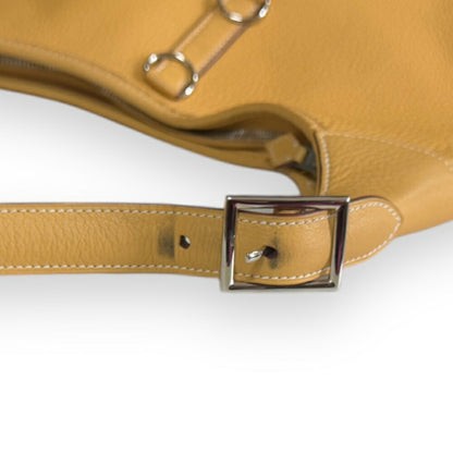Hermès Trim, Yellow, Leather, shoulder