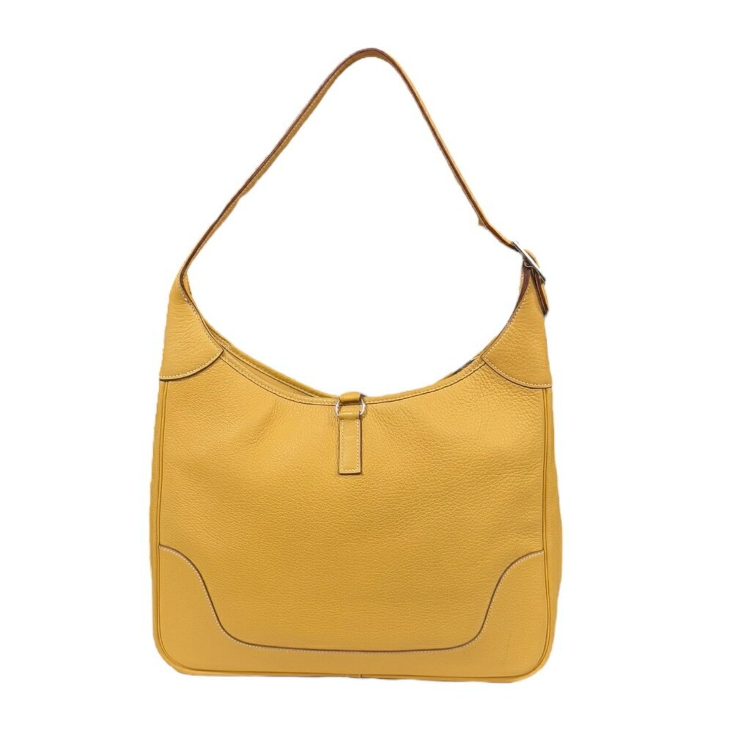 Hermès Trim, Yellow, Leather, shoulder
