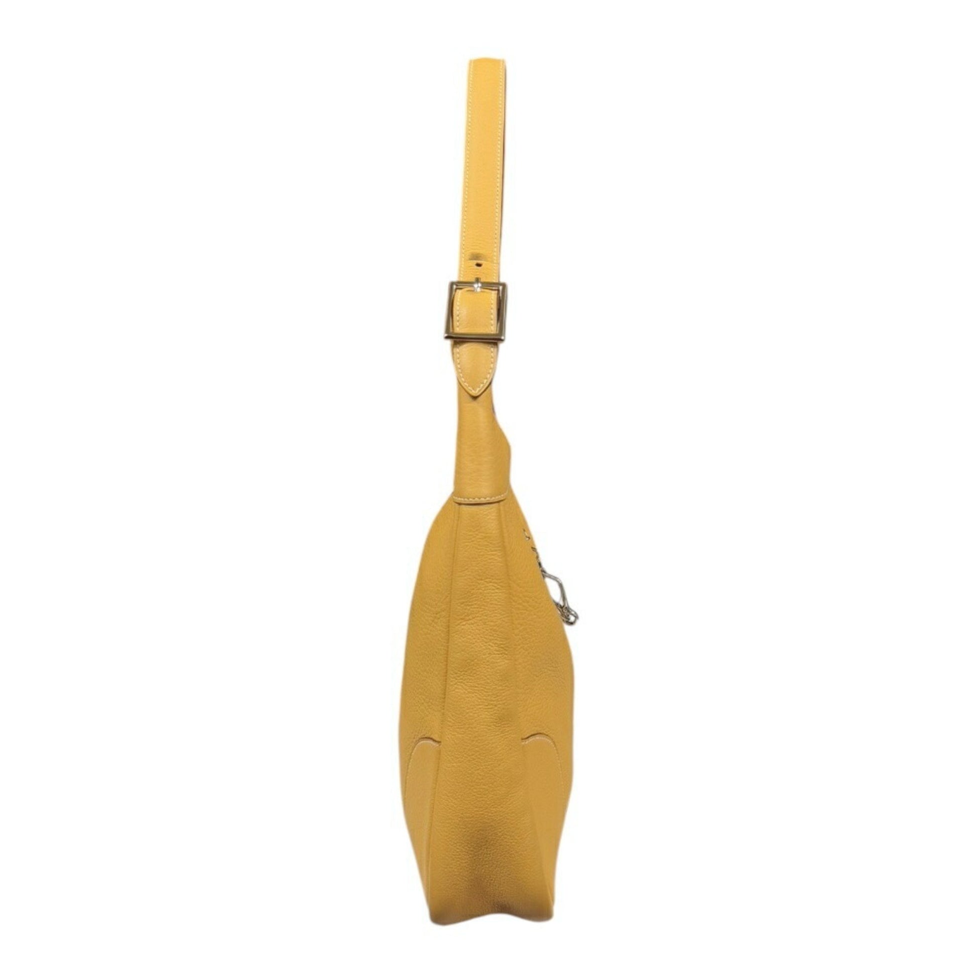 Hermès Trim, Yellow, Leather, shoulder