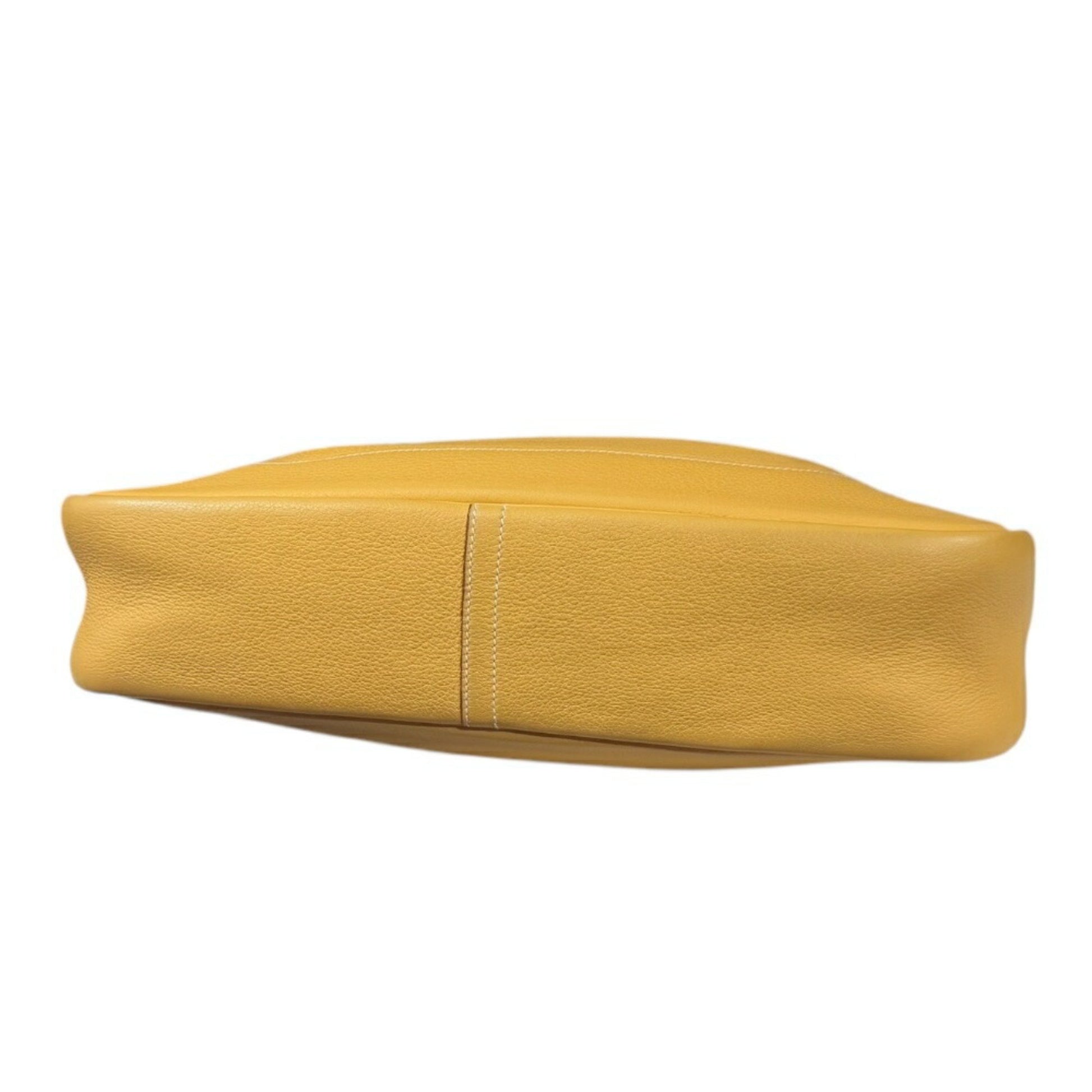 Hermès Trim, Yellow, Leather, shoulder