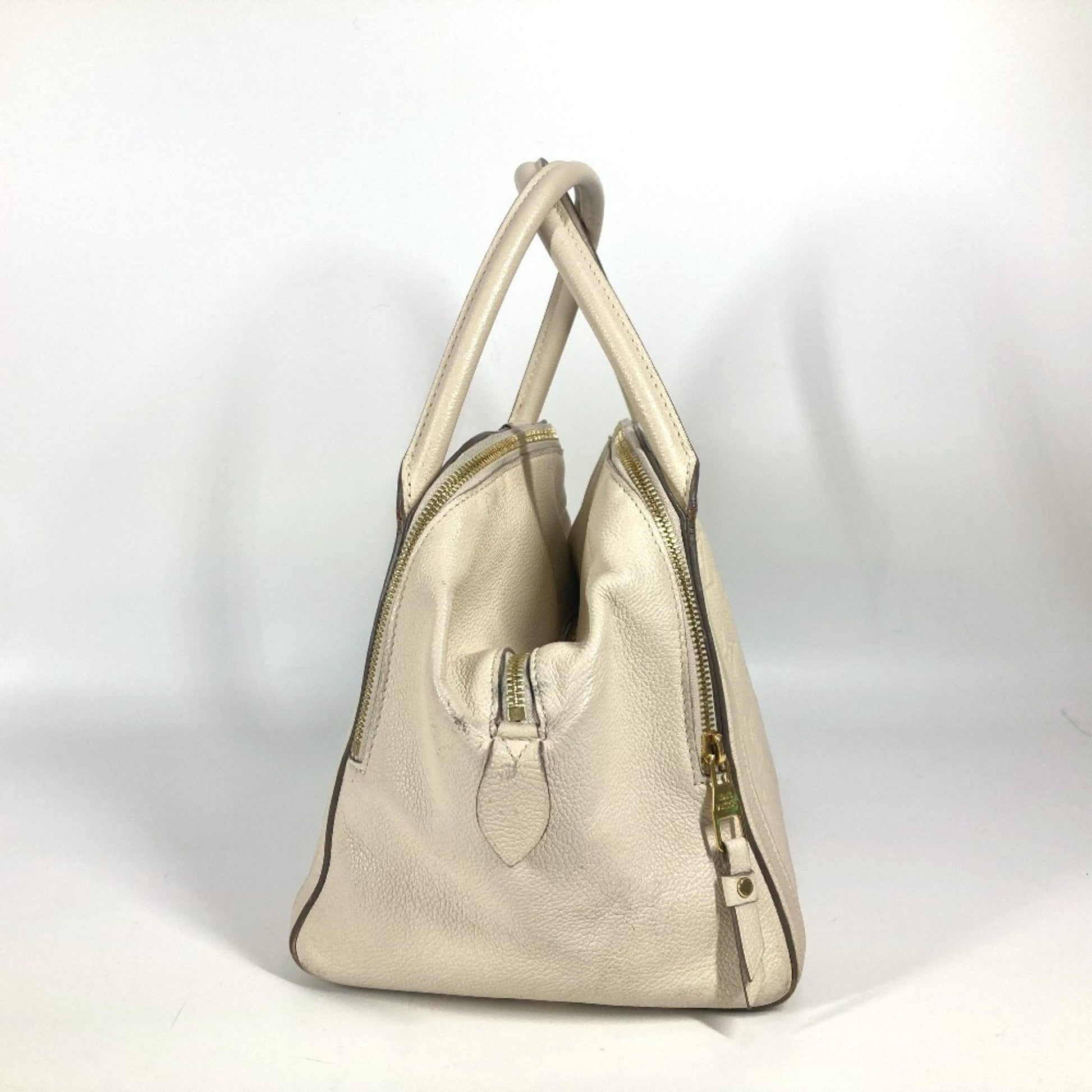Louis Vuitton Marais, White, Leather, handbag