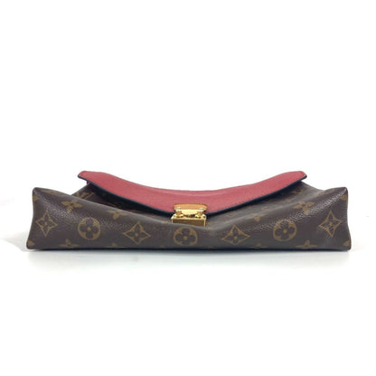 Louis Vuitton Pallas, Brown, Canvas, shoulder