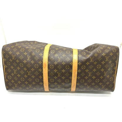 Louis Vuitton Keepall 60, Brown, Canvas, travel