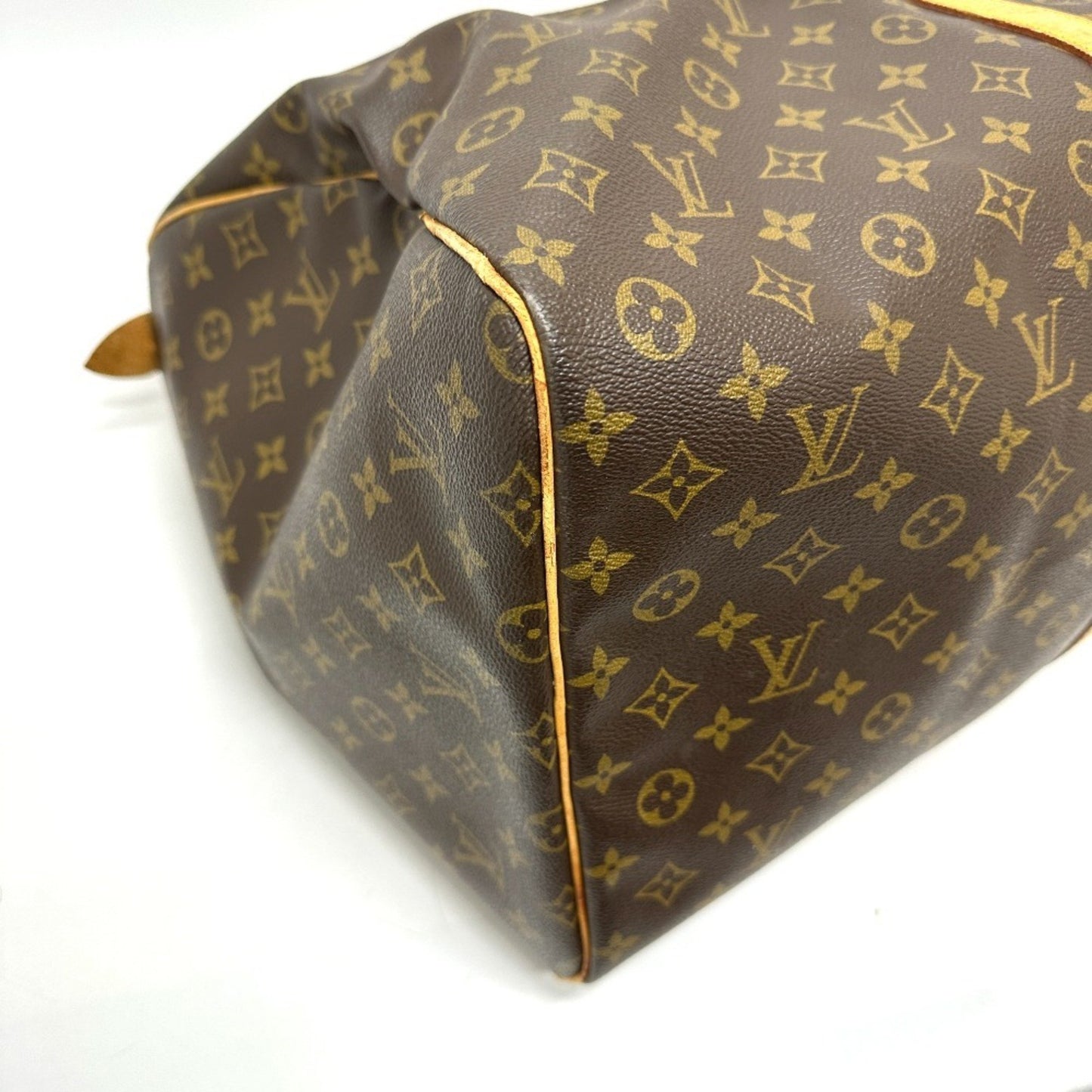 Louis Vuitton Keepall 60, Brown, Canvas, travel