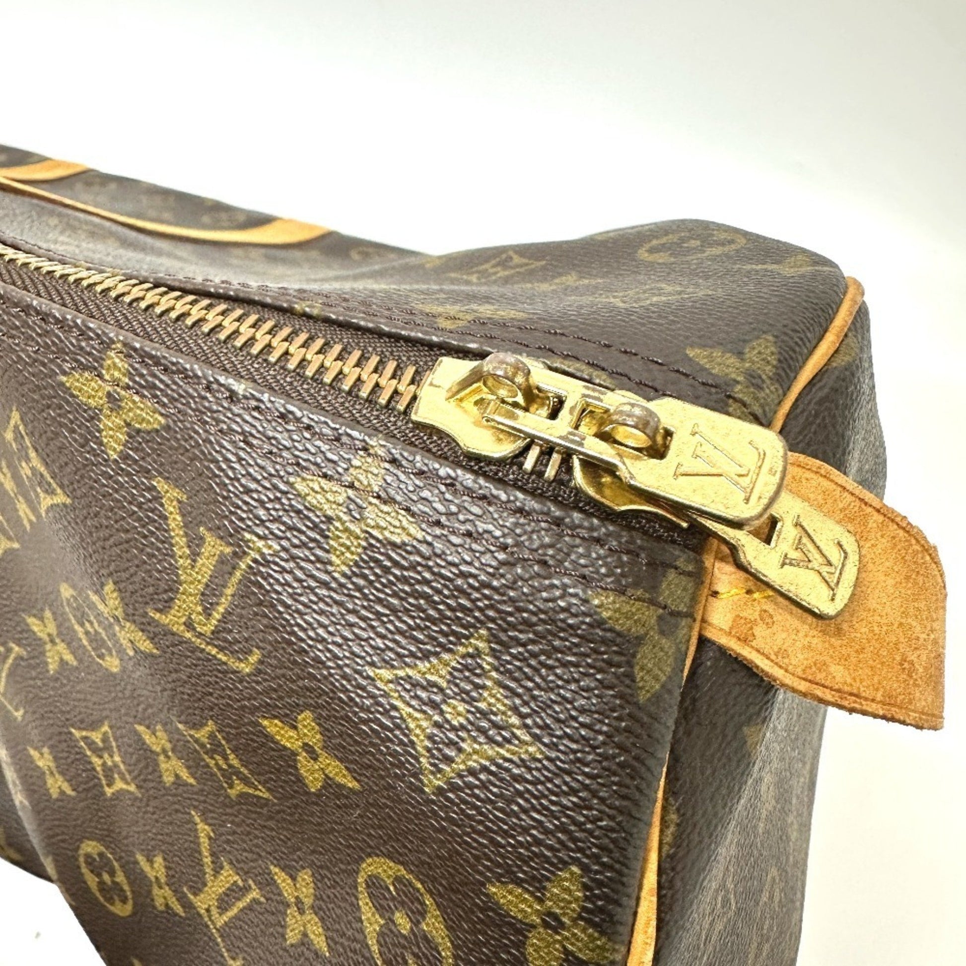 Louis Vuitton Keepall 60, Brown, Canvas, travel