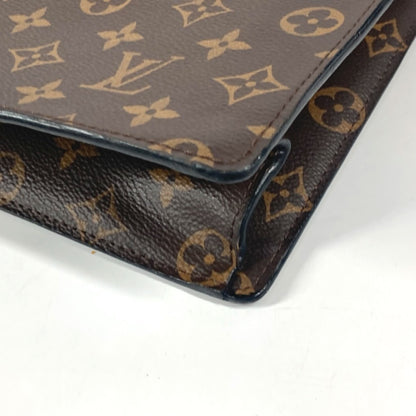 Louis Vuitton Sac Plat, Brown, Canvas, tote