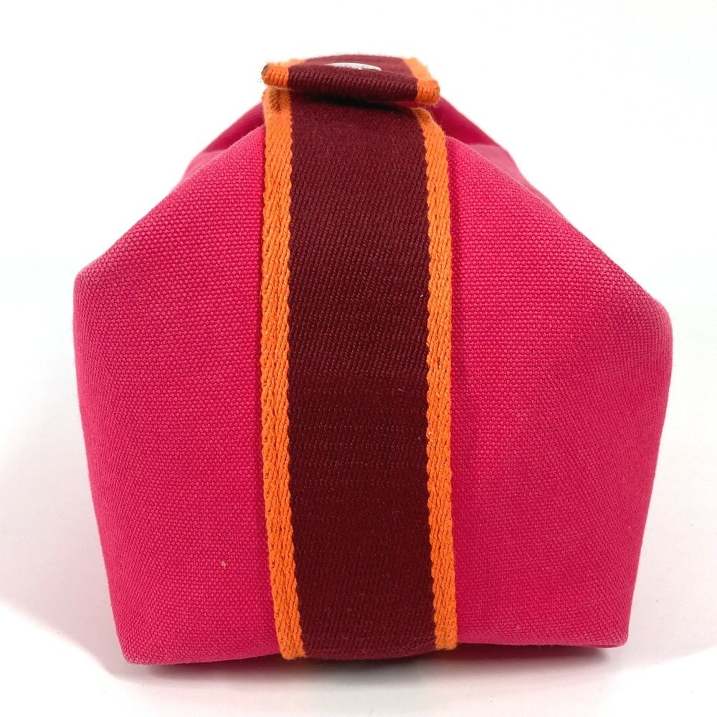 Hermès Bride À Brac, Pink, Canvas, clutch