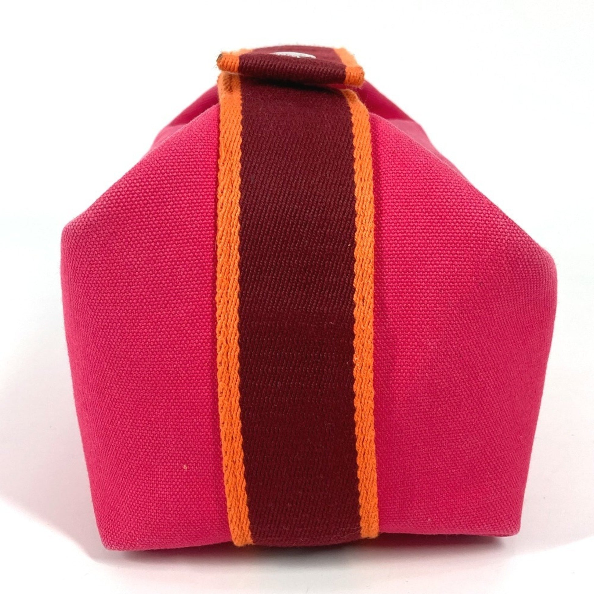 Hermès Bride À Brac, Pink, Canvas, clutch