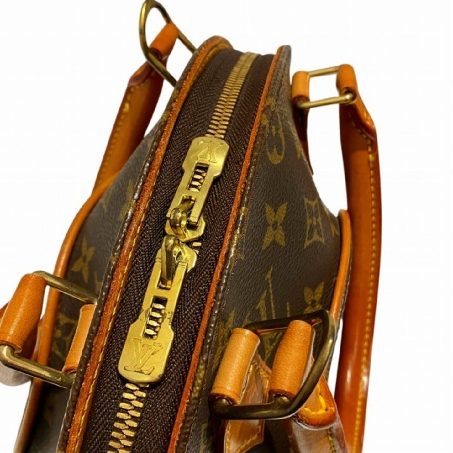 Louis Vuitton Ellipse, Brown, Canvas, handbag