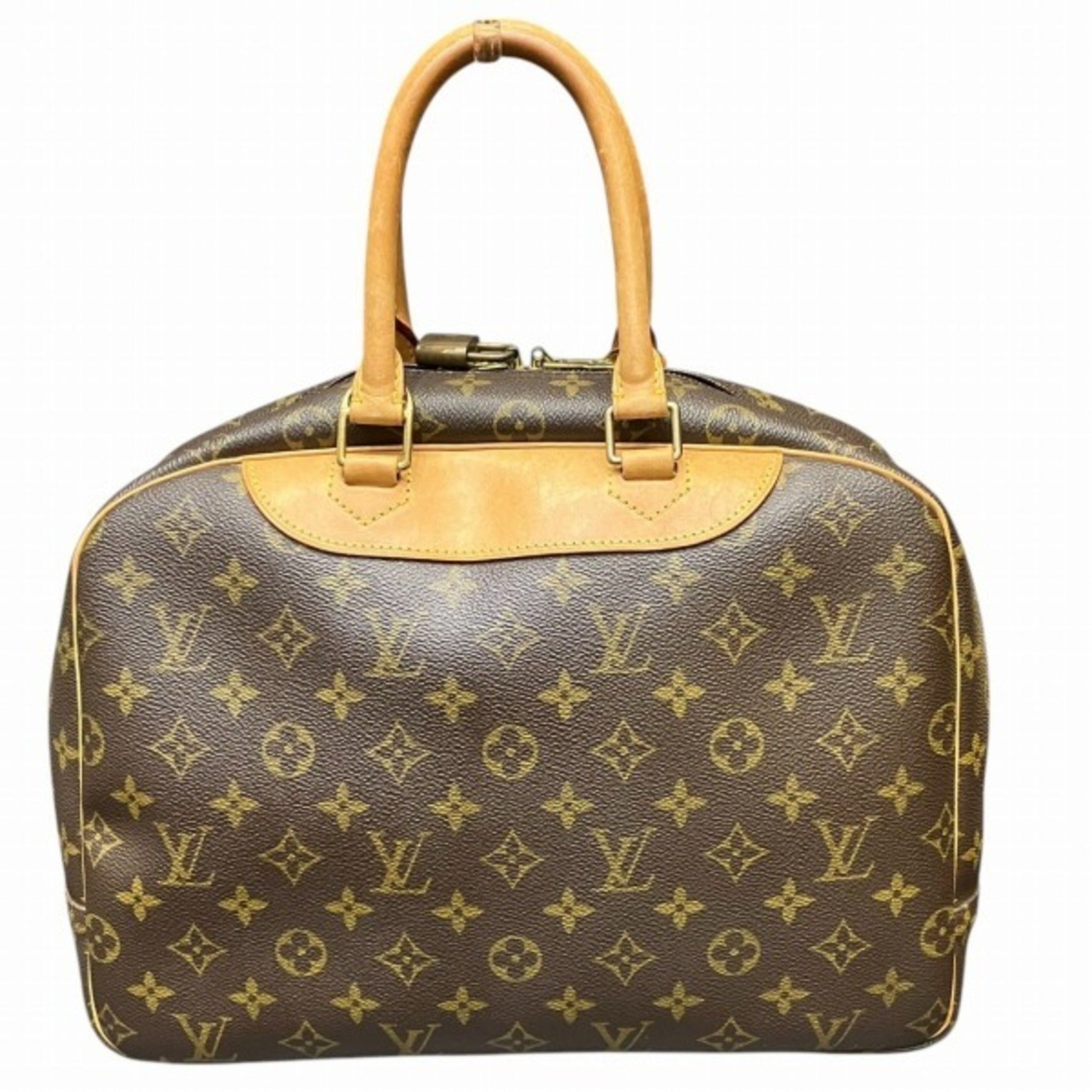 Louis Vuitton Deauville, Brown, Canvas, handbag