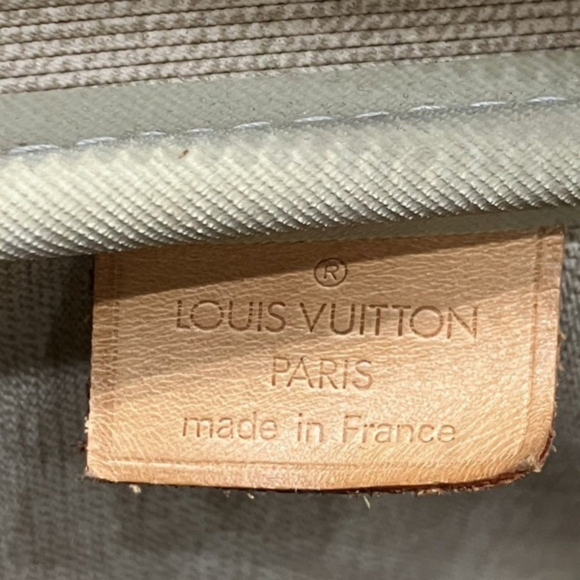 Louis Vuitton Deauville, Brown, Canvas, handbag