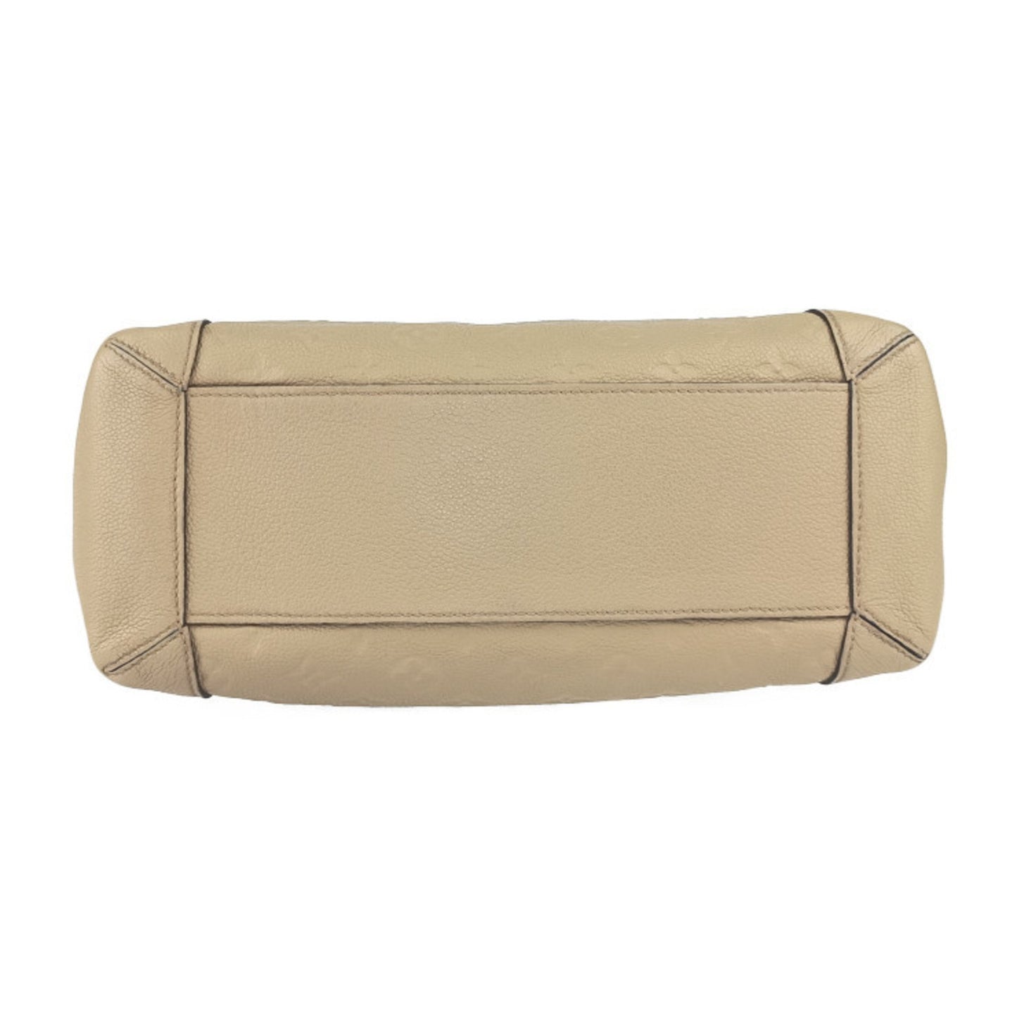 Louis Vuitton Bagatelle, Beige, Leather, tote