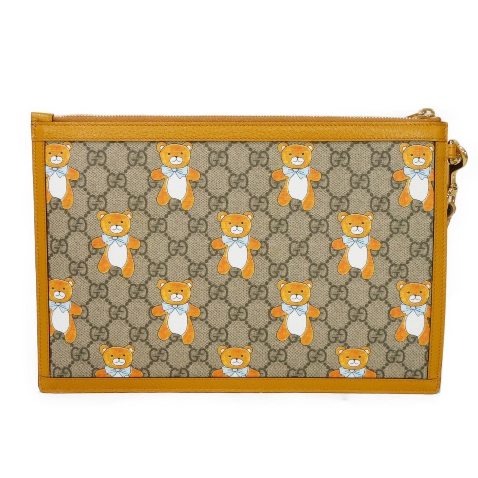 Gucci GG Marmont, Beige, Canvas, clutch