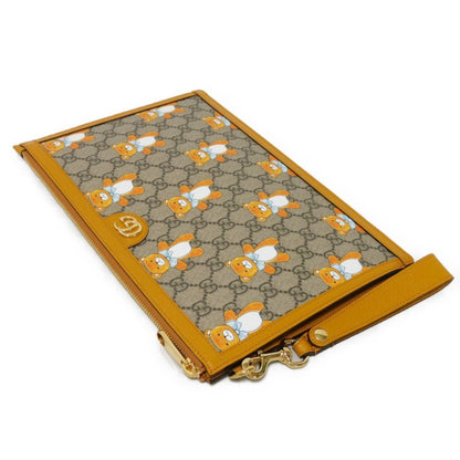Gucci GG Marmont, Beige, Canvas, clutch