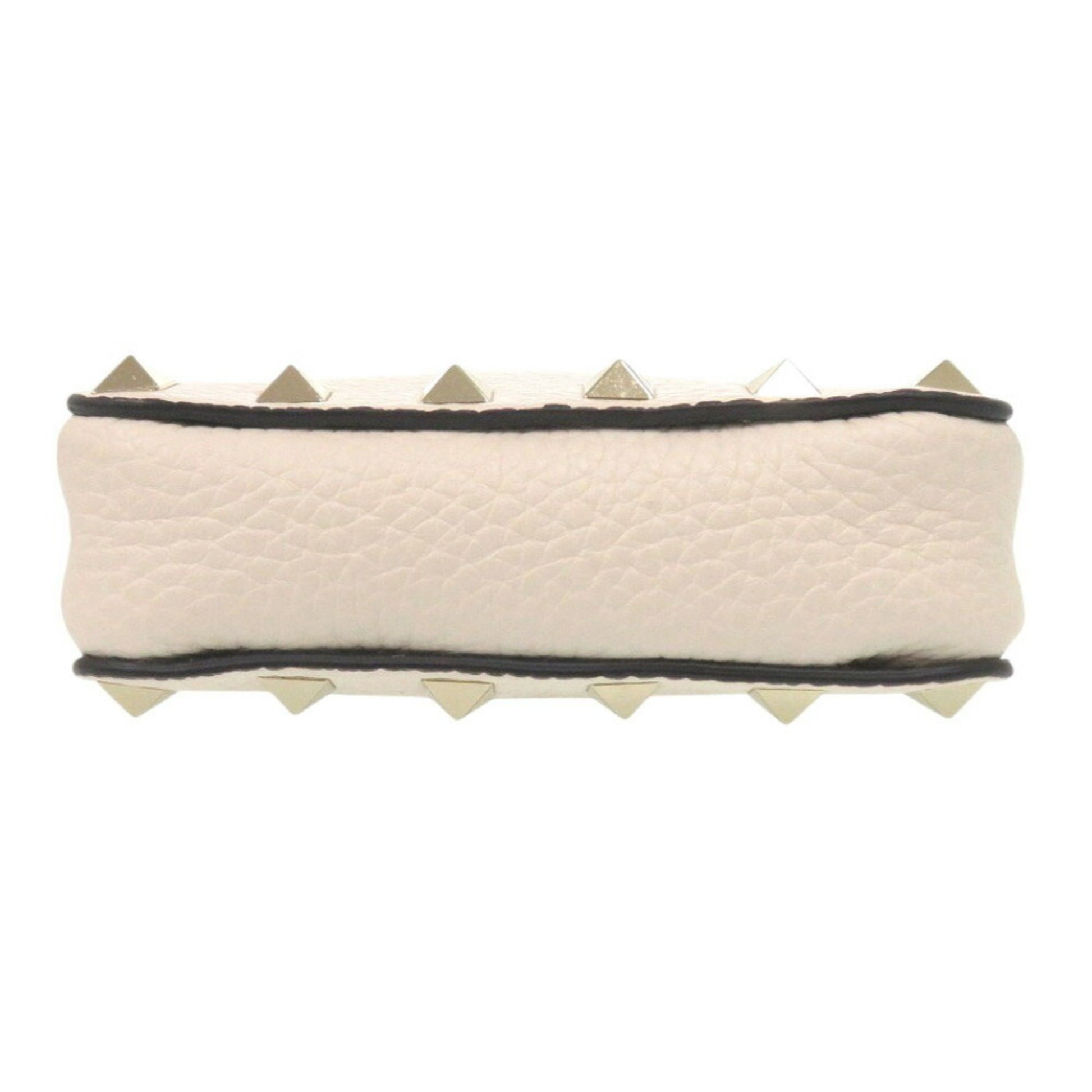 Valentino Garavani Rockstud, White, Leather, shoulder