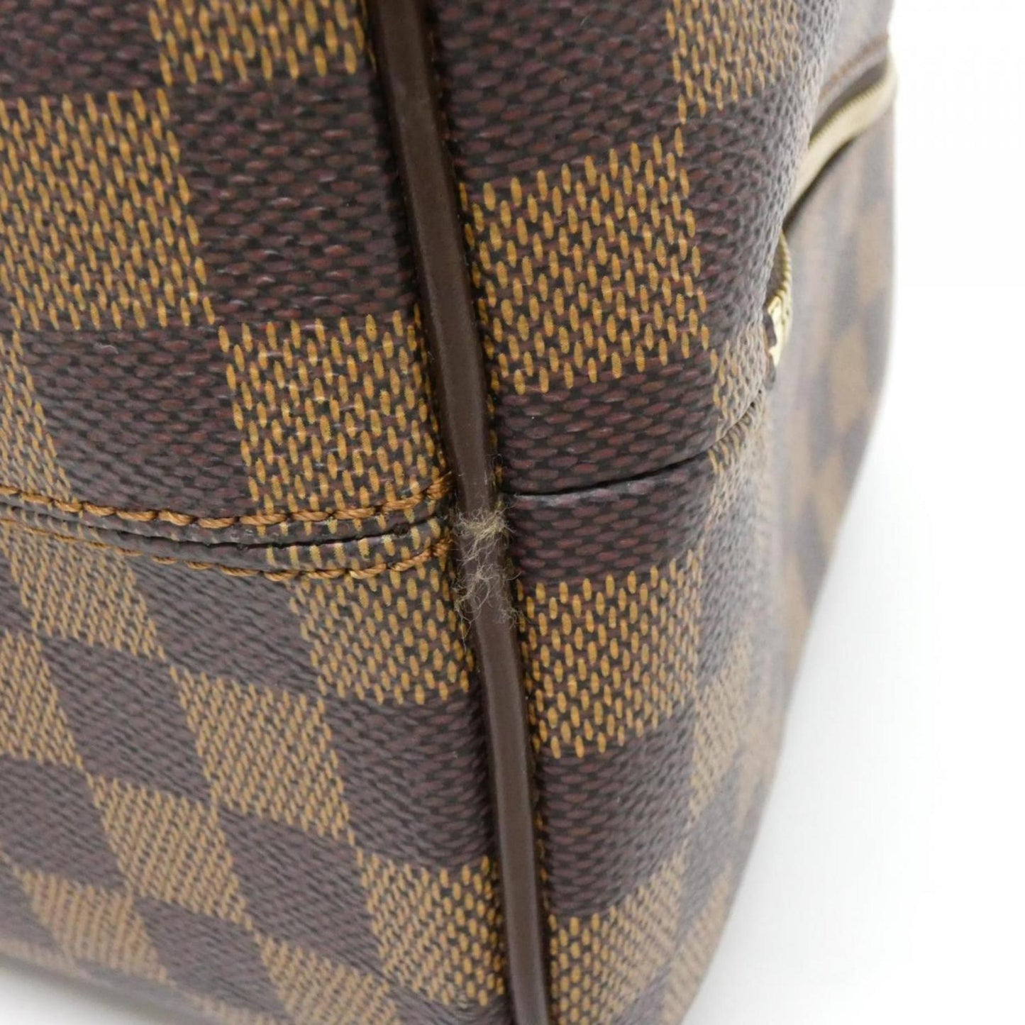 Louis Vuitton Nolita, Brown, Canvas, handbag
