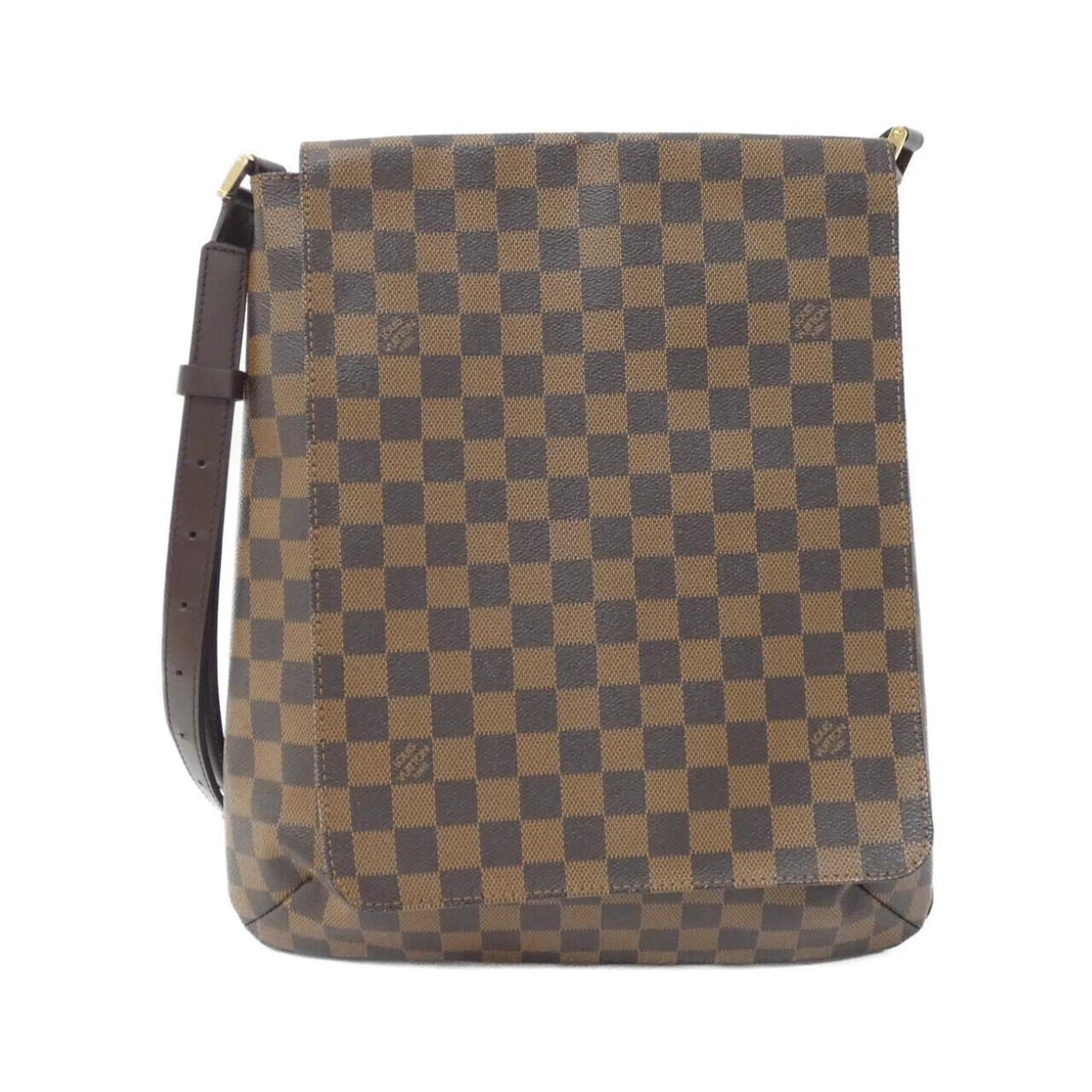 Louis Vuitton Musette, Brown, Canvas, shoulder