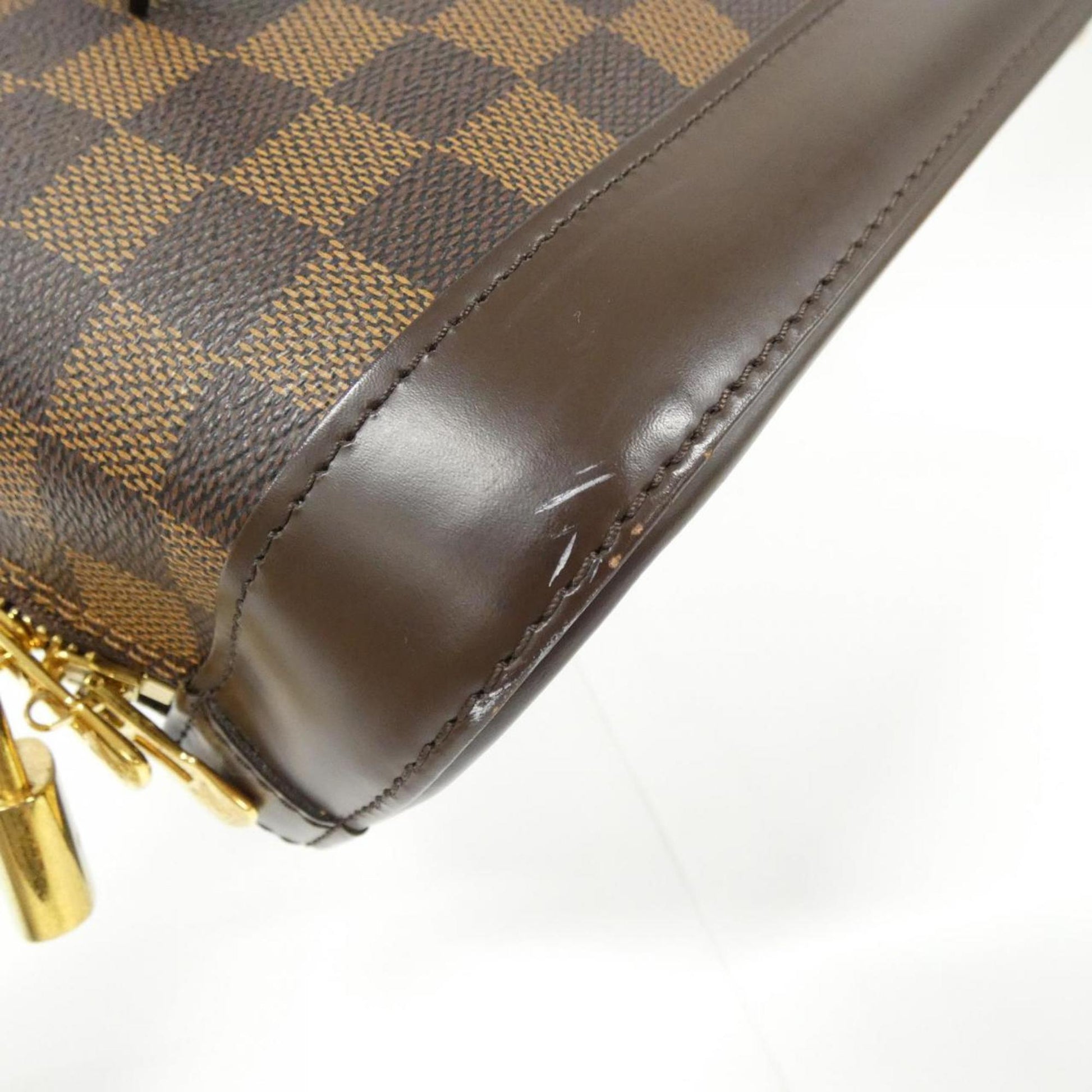 Louis Vuitton Alma, Brown, Canvas, handbag