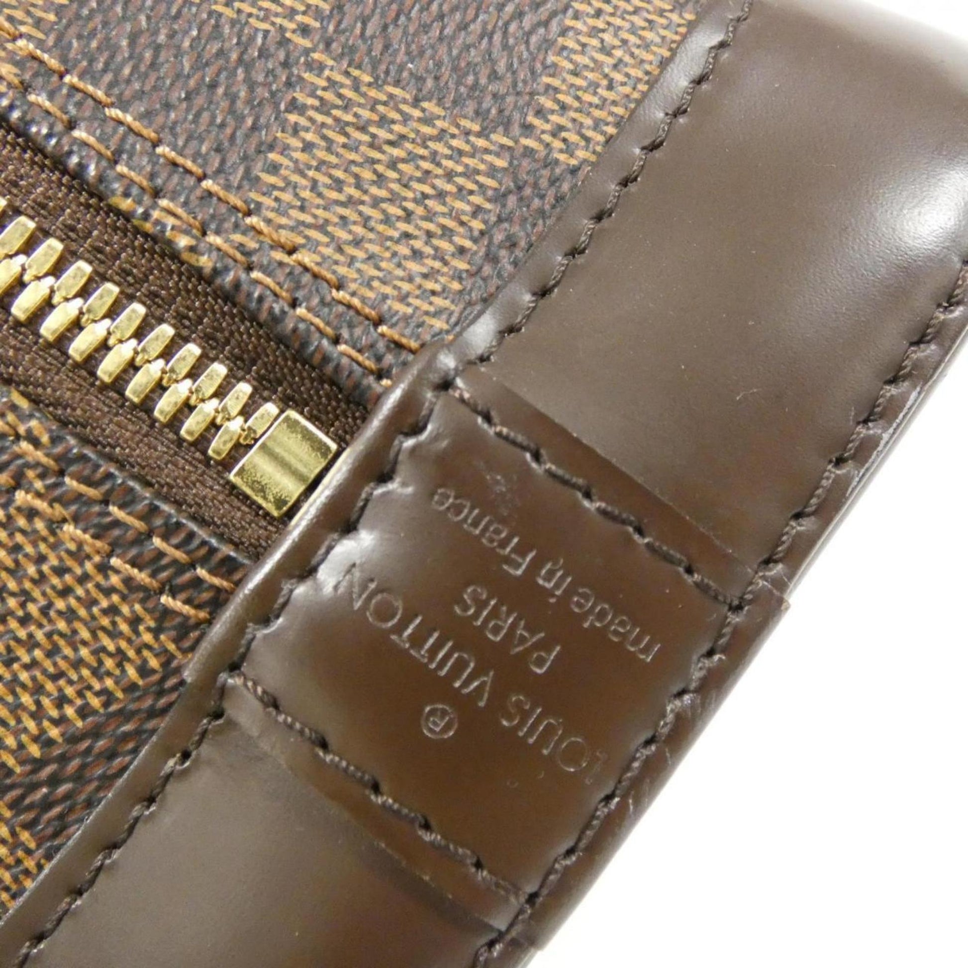 Louis Vuitton Alma, Brown, Canvas, handbag