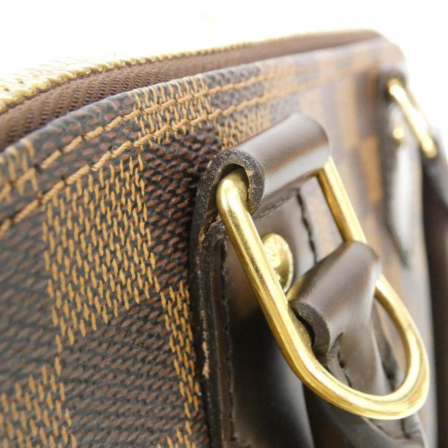 Louis Vuitton Alma, Brown, Canvas, handbag