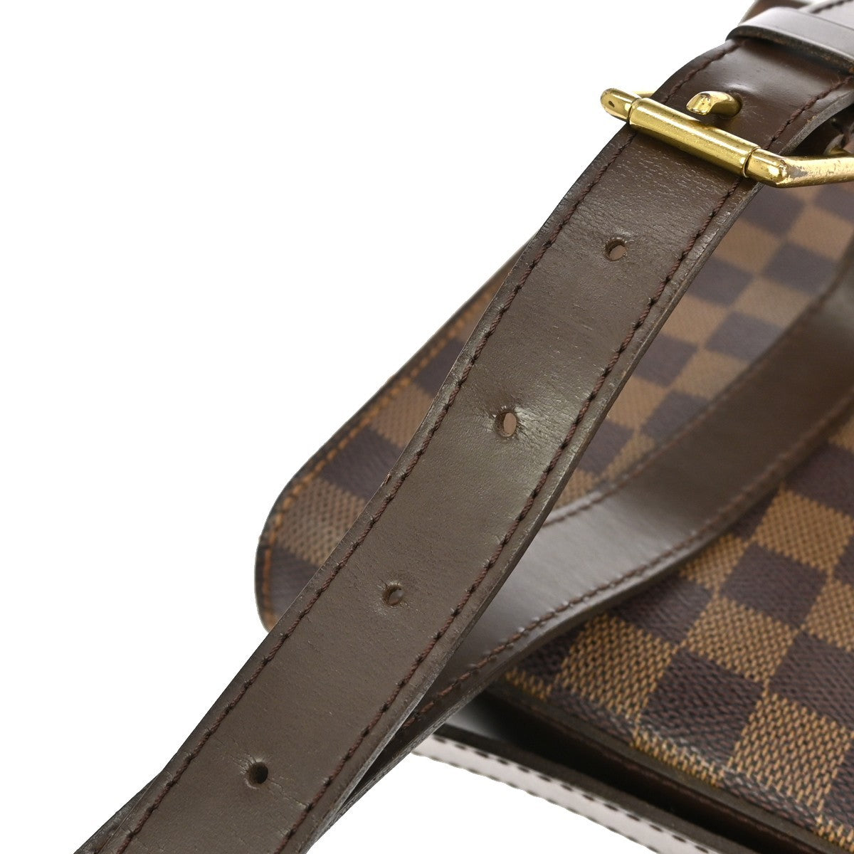 Louis Vuitton Portobello Messenger Damier Ebene, Brown, Canvas, Shoulder Bag