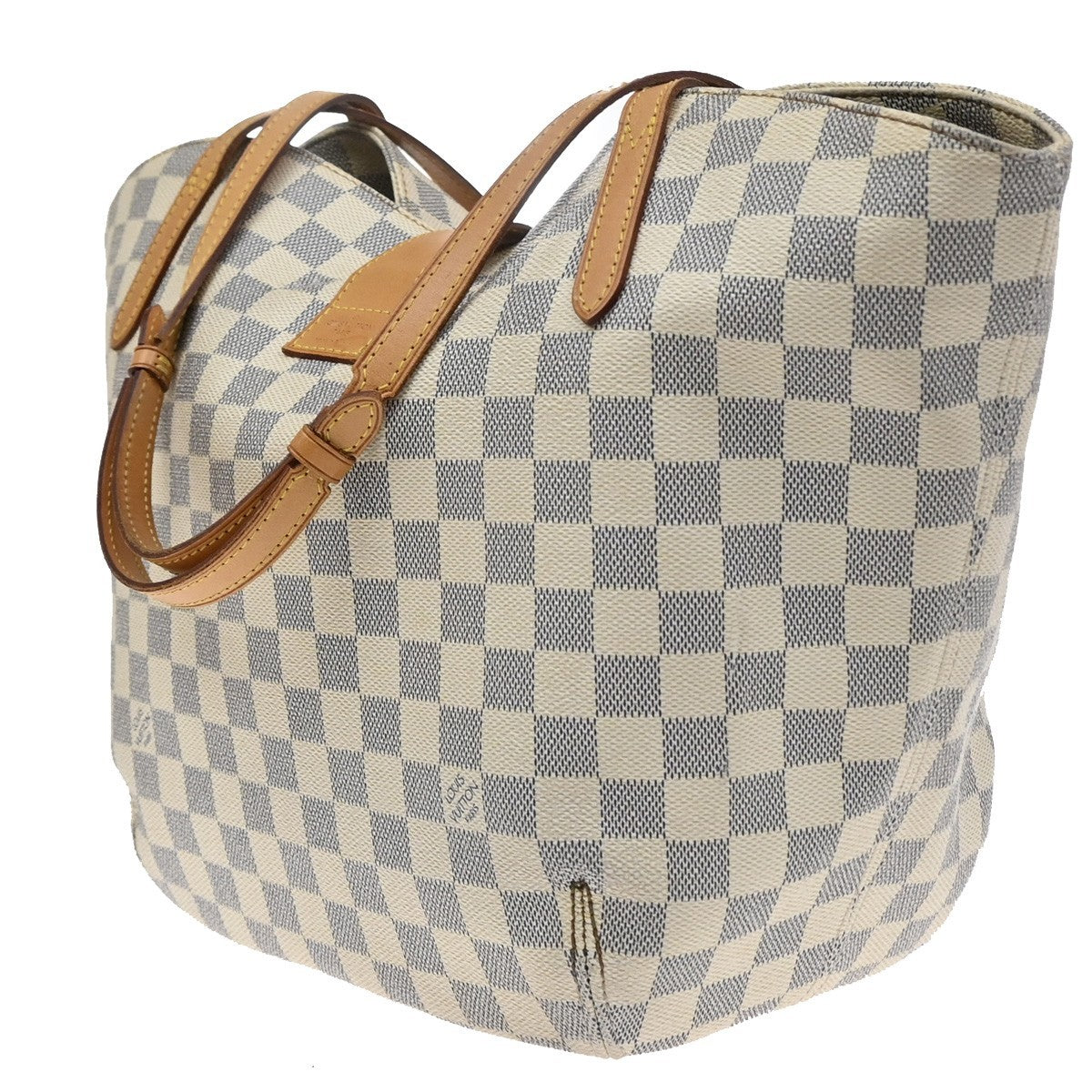 Louis Vuitton Salina Damier, White, Canvas, Handbag