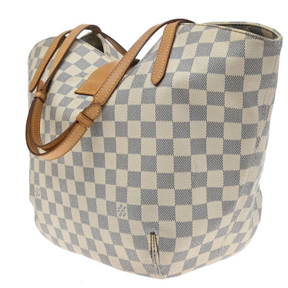 Louis Vuitton Salina Damier, White, Canvas, Handbag