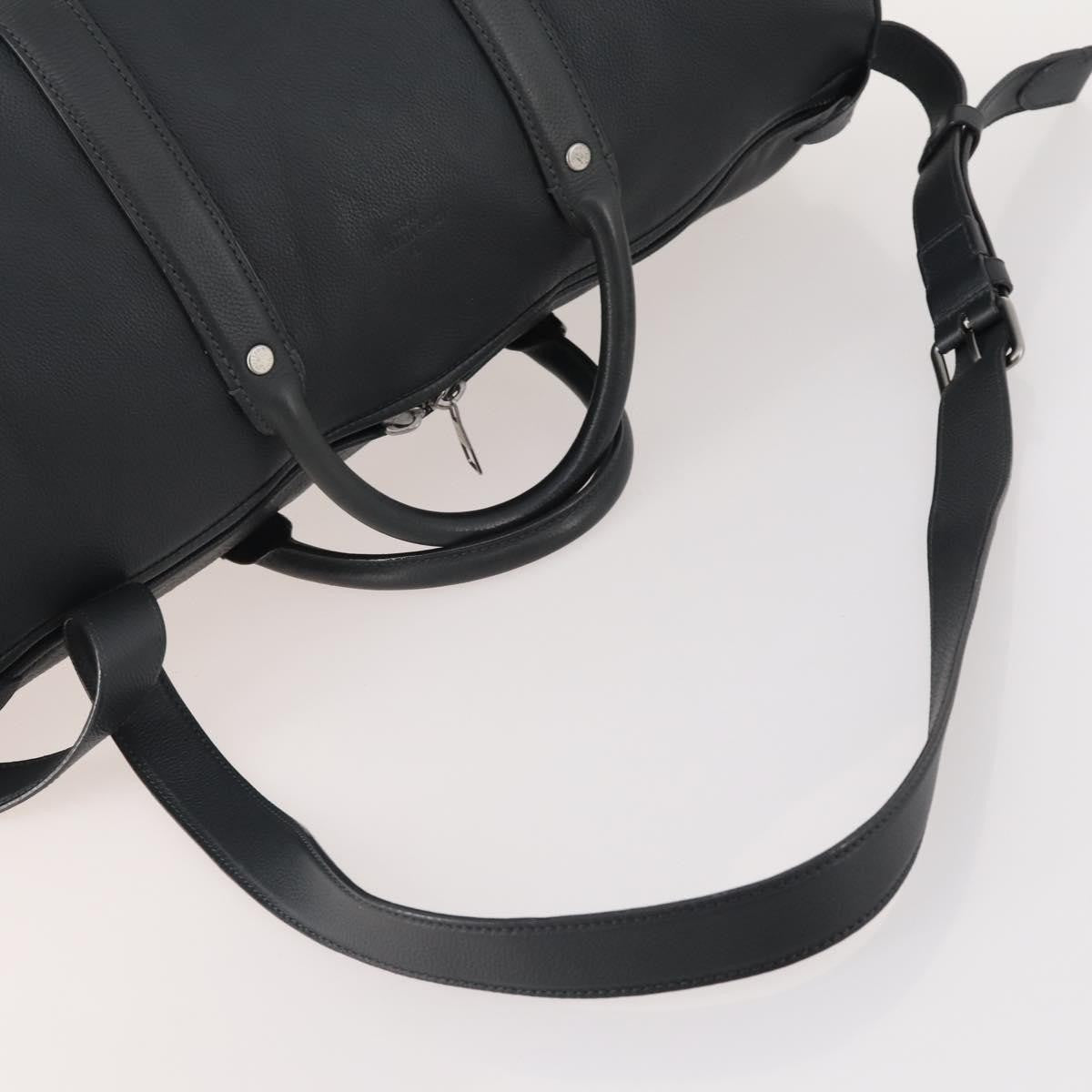 Louis Vuitton Aerogram Keepall Bandouliere Leather, Black, Leather, Travel Bag