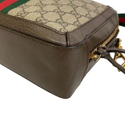 Gucci Ophidia, Brown, Canvas, shoulder