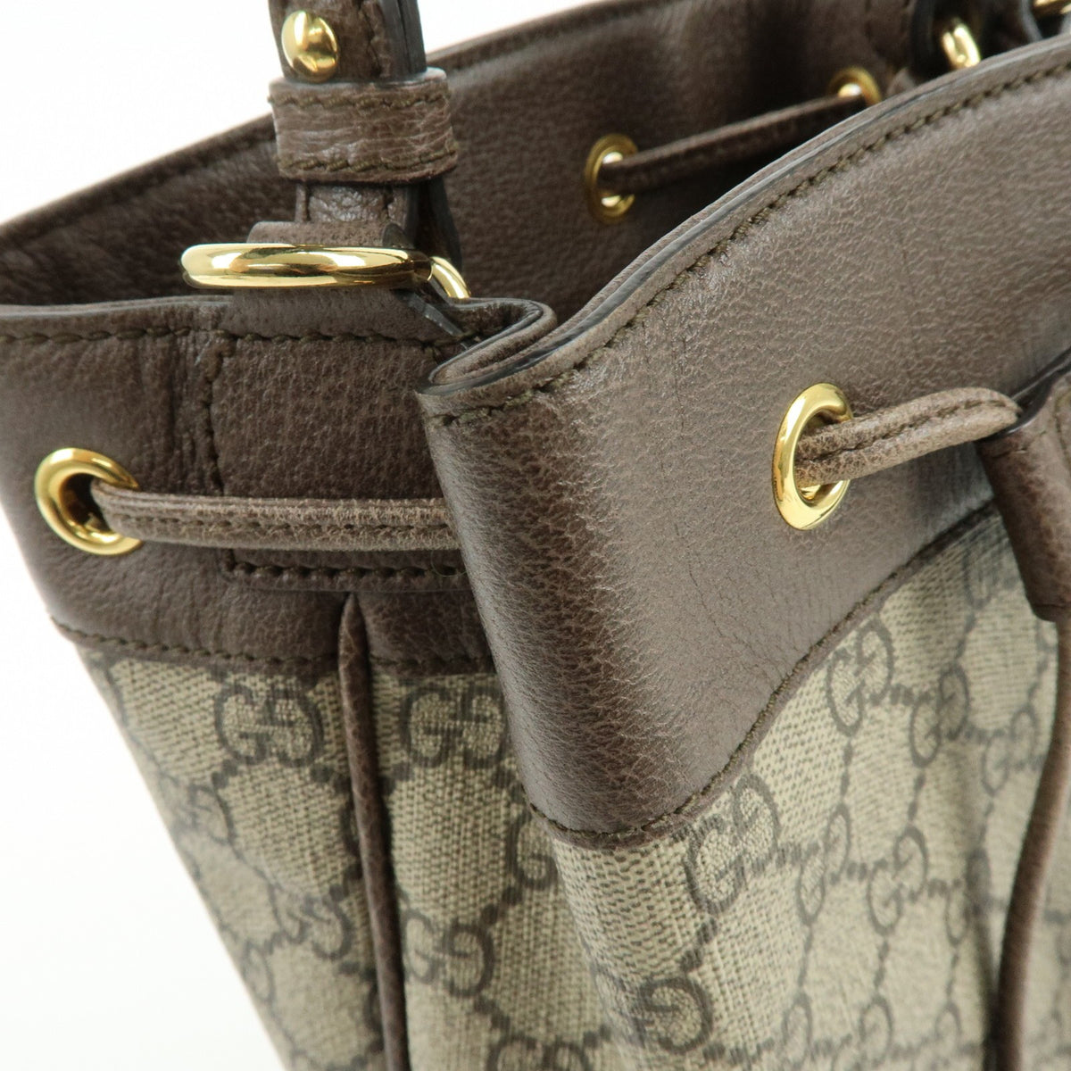Gucci Ophidia Bucket GG Coated Canvas, Beige, Canvas, Handbag