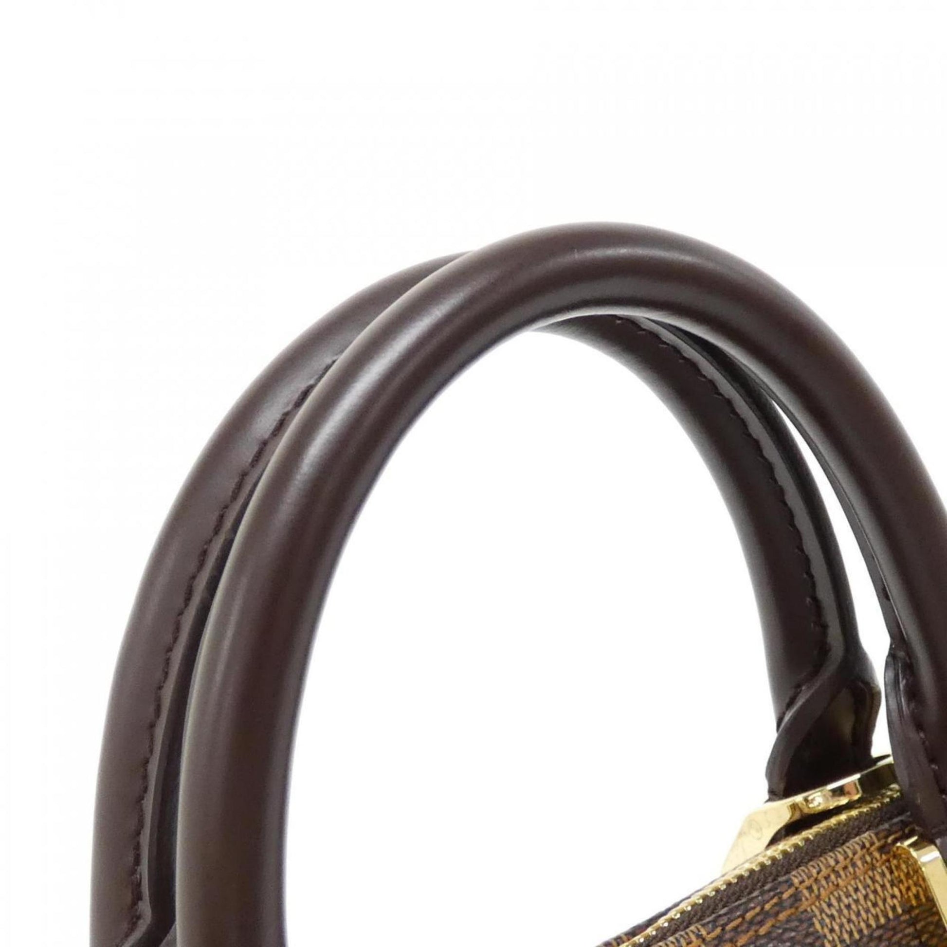 Louis Vuitton Alma, Brown, Canvas, handbag
