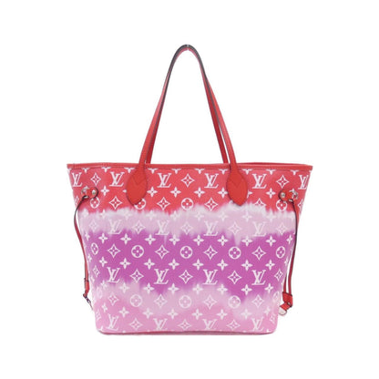 Louis Vuitton Neverfull MM, Red, Canvas, tote
