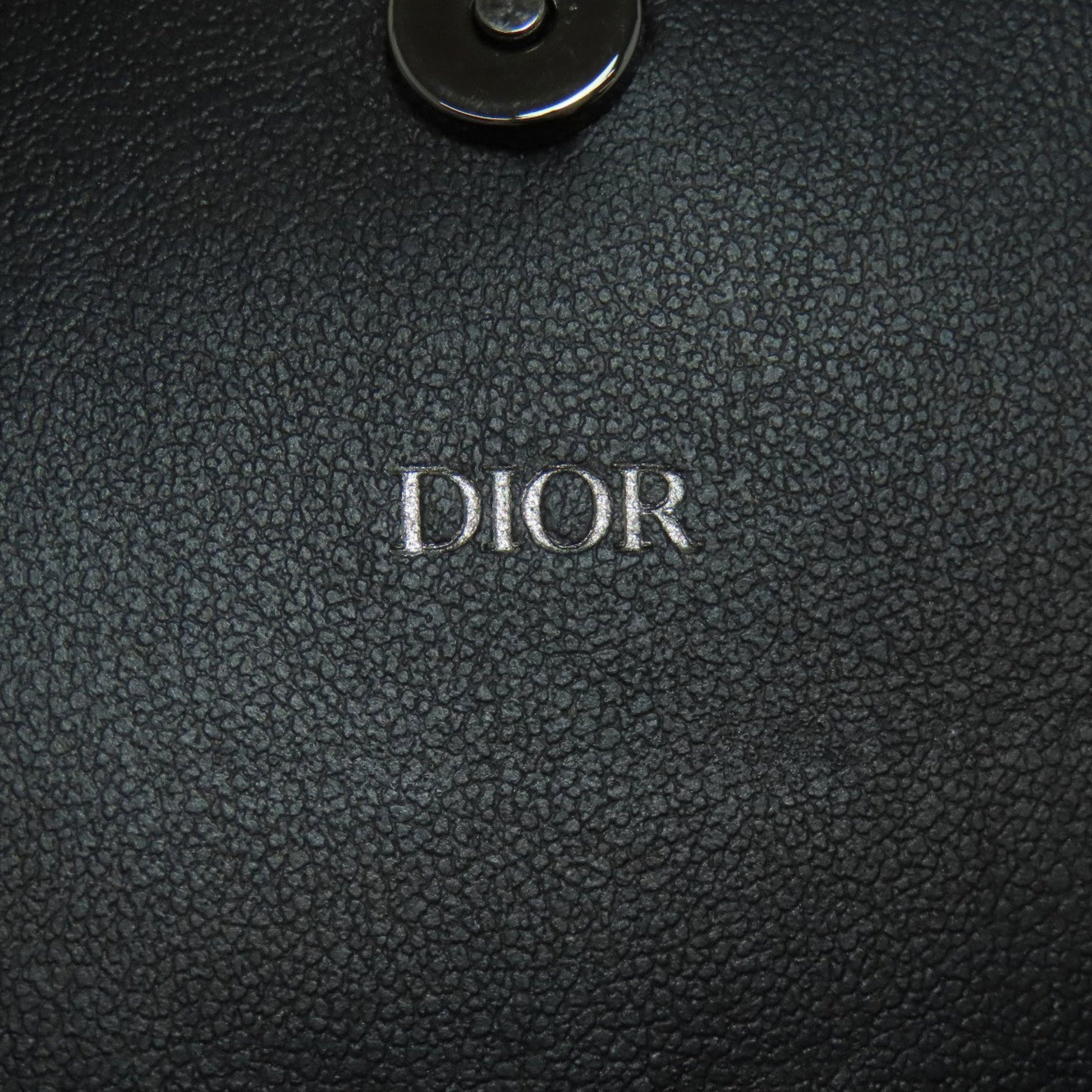 Dior CD, Black, Leather, wallet