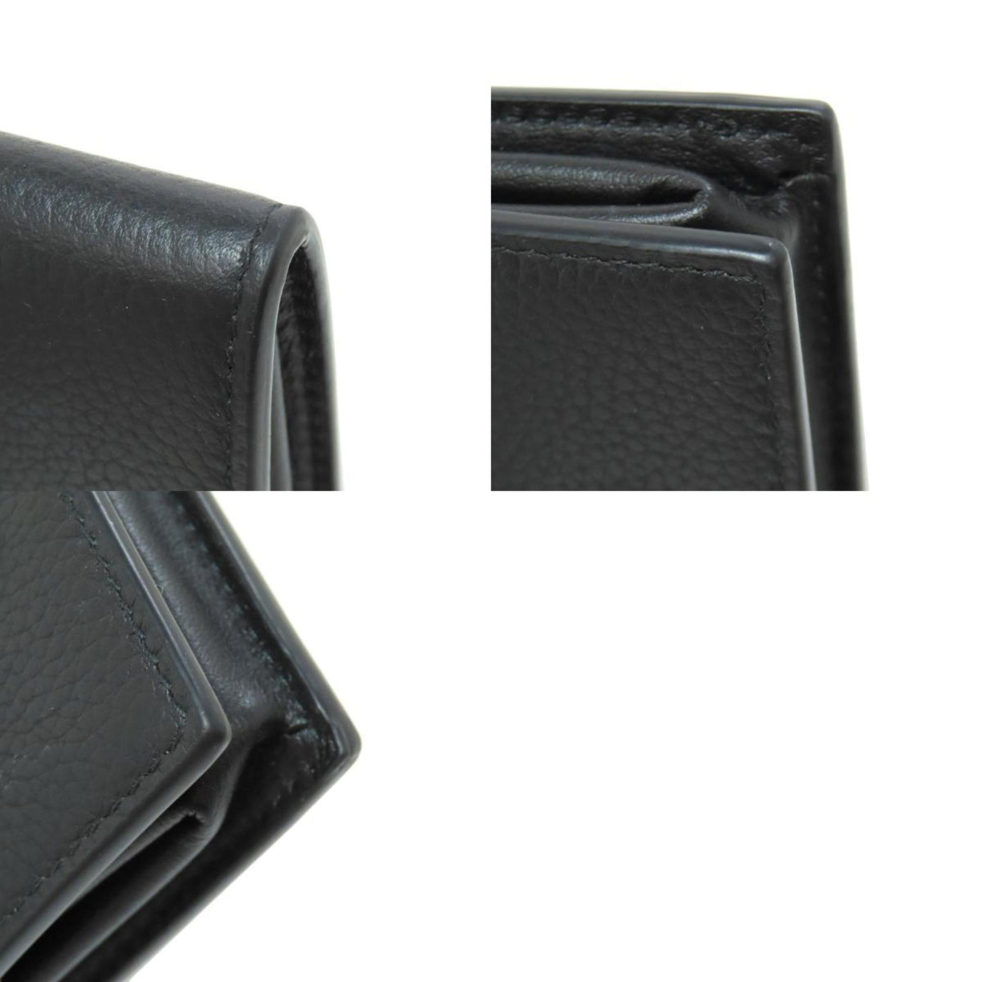 Dior CD, Black, Leather, wallet