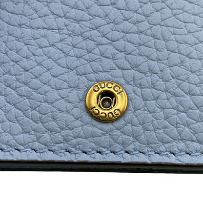 Gucci Interlocking G, Blue, Leather, wallet
