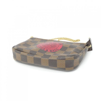 Louis Vuitton Mini Pochette Accessoires, Brown, Canvas, clutch