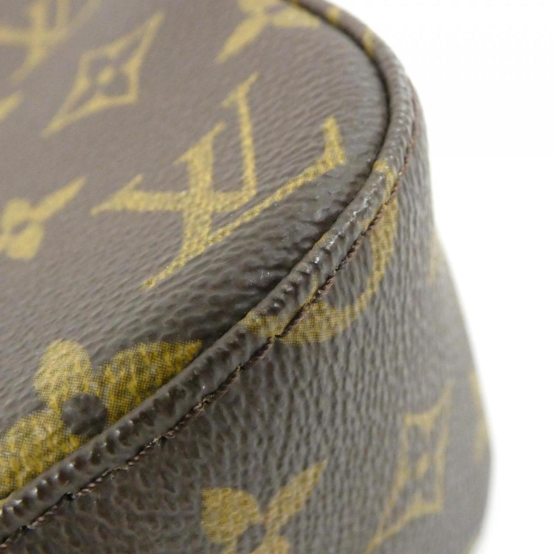 Louis Vuitton Spontini, Brown, Canvas, handbag