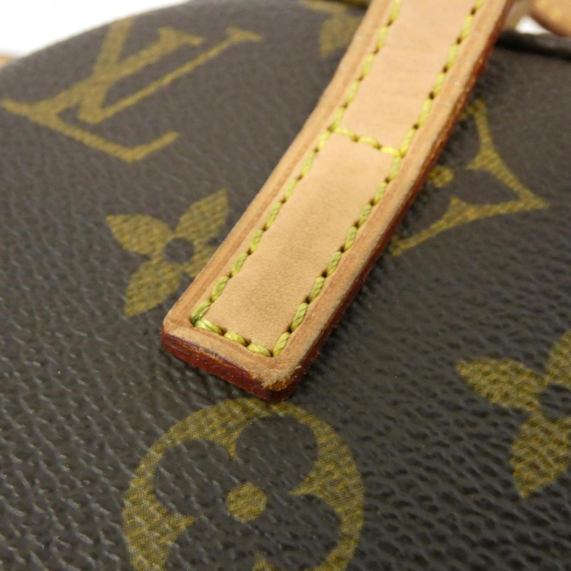 Louis Vuitton Spontini, Brown, Canvas, handbag