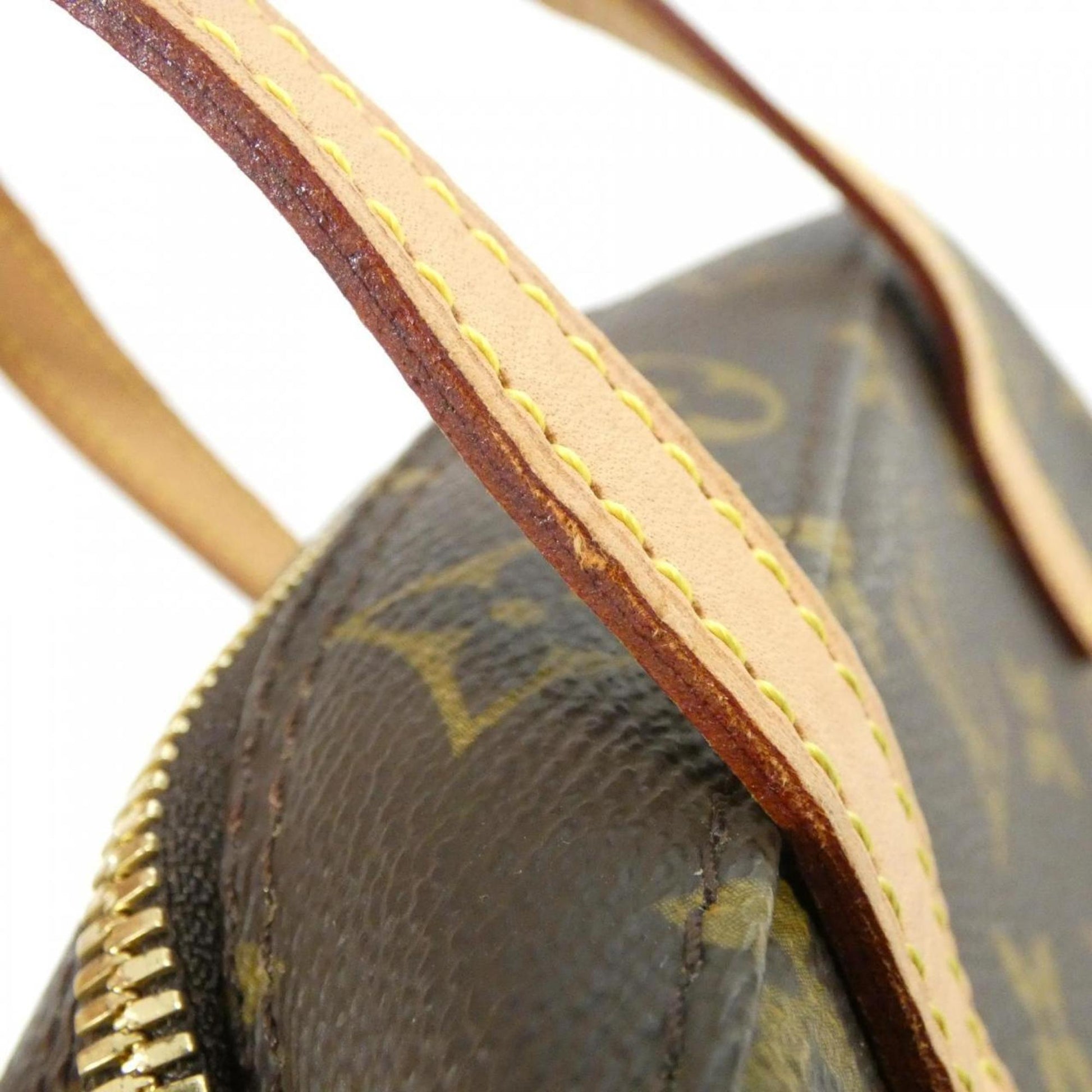 Louis Vuitton Spontini, Brown, Canvas, handbag